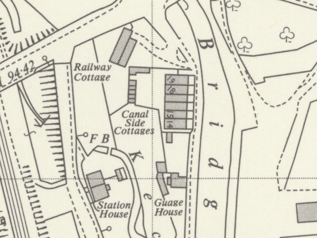 Canalside Cottages Map 1963