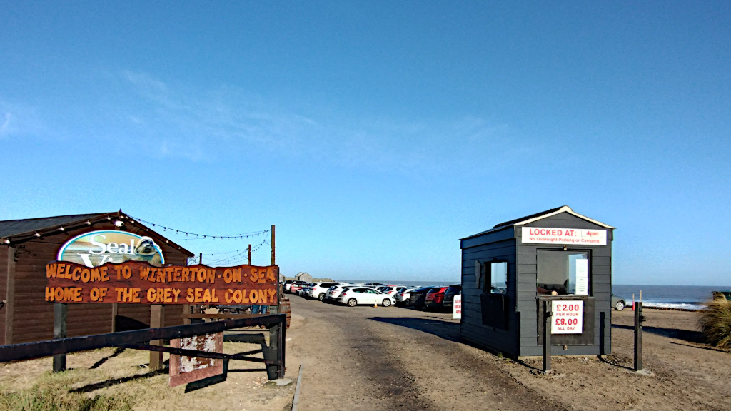 Beach Car Park Entrance